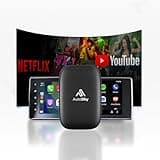 AutoSky Wireless CarPlay and Android Auto AI Box Lite for Factory Wired CarPlay Cars - Supports Netflix and YouTube Must use Hotspot - Go Wireless CarPlay and Android Auto. Wired CarPlay Required