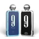 Bundle of Afnan 9 AM Dive & 9 PM Eau De Parfum- Unisex Fragrance Set (3.4 Fl. Oz Each) | Refreshing Citrus & Warm Amber Notes | Long-Lasting Dubai Fragrance for Men & Women | Ideal Gift