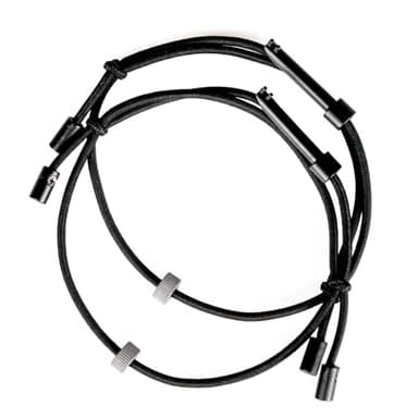 JokZan Car Window Breaker Bracelet Escape Tool, Wrist Strap Car Emergency Self Rescue Tool, Tungsten Carbide Bead & Handcuff Key (AHK3) Tempered Safety Glass Crusher, Upgradation, 2 Pack