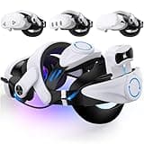 Kawaye Batery Head Strap for Meta Quest 3S/3/2 Head Strap,Elite Strap with 7500mAh Rechargeable Batery Pack VR Headset Strap Enhanced Support&Comfort Extend 3-4H Playtime