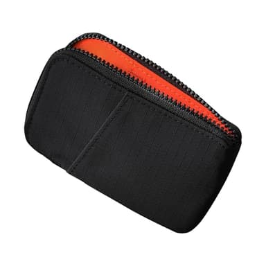 ALPAKA Zip Card Pouch - Card Wallet and Coin Pouch - Holds 12-20 Cards and Cash Holder with Black Axoflux, RFID Blocking Weatherproof Material