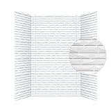 From Plain To Beautiful In Hours 133-VISTA-KIT Vista Tub and Shower Wall Panels Surround, Gloss White, 96 Square Feet
