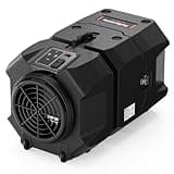 PURISYSTEMS 900 CFM Air Scrubber Commercial, Portable Industrial Air Purifier with HEPA/Activated Carbon Filter, 5-Speed, Stackable, GFCI Outlet, Negative Air Machine