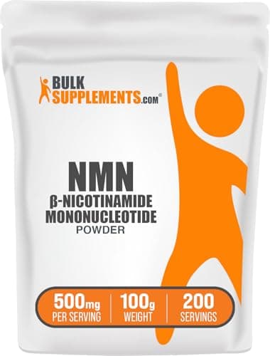 BulkSupplements.com Nicotinamide Mononucleotide (NMN) (100 Grams - 3.5 oz - 400 Servings)