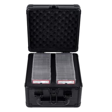 KAGSWAMO Graded Card Storage Box, PSA Slab Card Case for Graded Cards Sports Cards, Baseball Trading Card Case Holder Fits PSA, CSG, BGS and Top Loaders