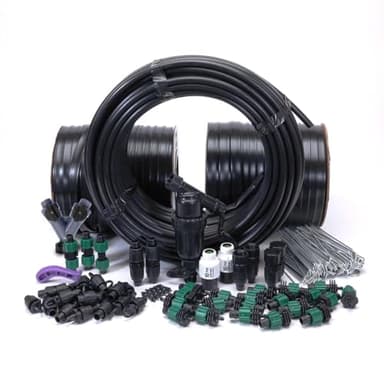 Dripworks Drip Tape Irrigation Kit for Watering Row Crops in Farms - Waters Upto 20 100' Rows (1/8 Acre) | Agricultural Grade Components | Trusted Brand Since 1991