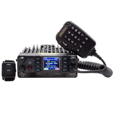 AnyTone AT-D578UVIII Plus Tri-Band DMR Mobile Radio- 50W VHF/45W UHF w/Air Band, APRS Location Data RX/TX, Bluetooth Audio, Loud Speaker w/Free Training Course - Amateur Radio Use only