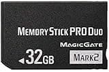 LILIWELL Original 32GB High Speed Memory Stick Pro Duo Mark2 32gb Cards PSP Game Camera Memory Card