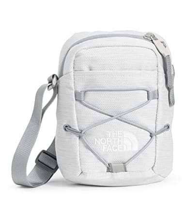 The North Face Jester Crossbody Mens Bag TNF White Metallic Melange/Mid Grey