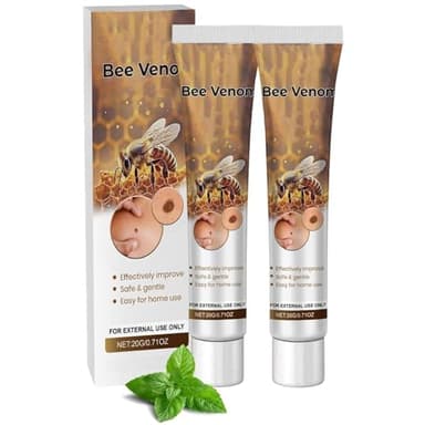 FIYADWZH Fast-Acting Bee Venom Cream,Natural Bee Venom Cream,Face Cream Moisturiser,for All Skin Types（2PCS）