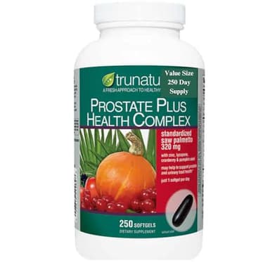 Saw Palmetto Prostate Health Complex with Zinc, Lycopene and Pumpkin Seed Compatible with Nature, 250 Softgels + Bundle with Weekly Pill Organizer (2 Items)