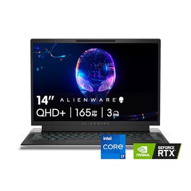 Alienware x14 R2 Gaming Laptop 14" QHD+ 165Hz G-Sync, Intel Core i7-13620H, NVIDIA GeForce RTX 4060 8GB, 32GB RAM, 1TB SSD, Windows 11 Home, AlienFX Backlit US Keyboard, Lunar Silver