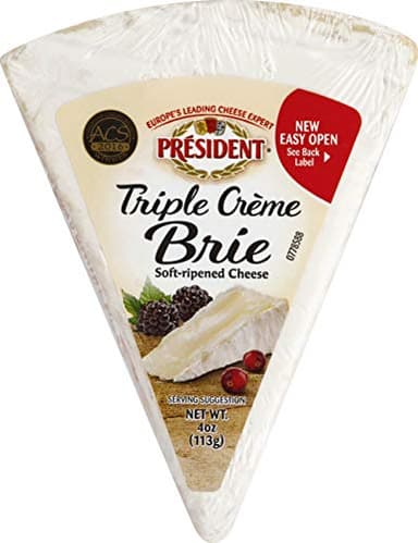 President Triple Cream Brie Cheese, 4 oz