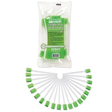 TO6076 - Sage Products Toothette Plus Swabs with Sodium Bicarbonate