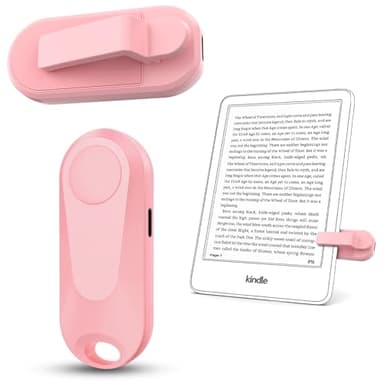 DATAFY Remote Control Page Turner for Kindle Paperwhite Oasis Kobo eReaders, Camera Camcorder Remote Controls, Page Turner Clicker for ipad Tablets Reading Novels with Wrist Strap Storage Bag