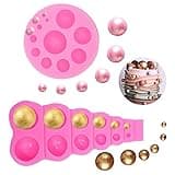 DIY 3D Pearl Fondant Mold Ball Pearl Semi Sphere Chocolate Silicone Molds Cake Decorating Sugar Lollipop Mold Dome Mousse Accessories Bakeware Tool