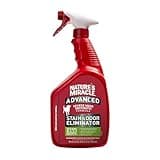 Nature’s Miracle Advanced Stain and Odor Eliminator Dog Spray, Fresh Scent, Severe Mess Enzymatic Formula For Tough Pet Messes, 32 Ounces