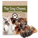 Top Dog Chews – Cow Hooves, 10 Pack, Natural Dog Bone, for Large, Medium, or Small Dogs, Made in USA