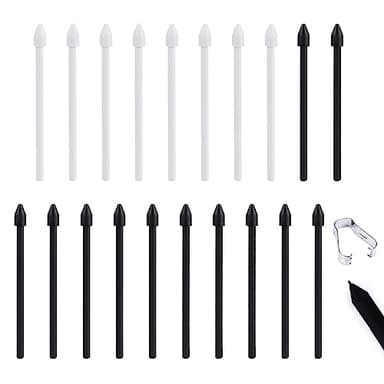 20pcs Pen Nibs Replacement for Samsung S Pen, Stylus Pen Tip Kit for Samsung Galaxy Tab S6 Lite/S7 FE/S8 Ultra/S8+ Plus/S8/S9+ Plus/S9 FE+ Plus/S9 FE/S9/S9 Ultra/S10 Ultra/S10+ Plus