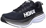 HOKA ONE ONE Women's Running Shoes, Black/White, 9 B (Medium)