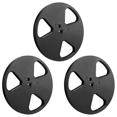 Relaxweex 3 Pcs 7" x 1/4" Tape Recorder with Plastic Empty Tape Reels - Compatible with TEAC/ReVox Studer