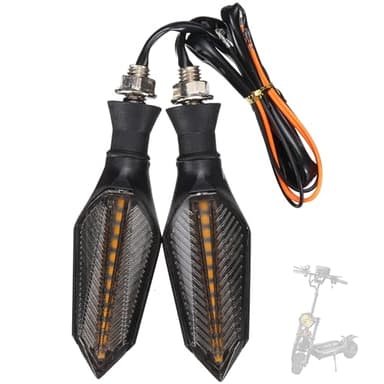 INXING motorcycle turn signals turn signal for electric scooter Waterproof LED Turn Signal Light for Electric Scooter & Bicycle - 36V-60V Universal Indicator Light Kit, Left & Right