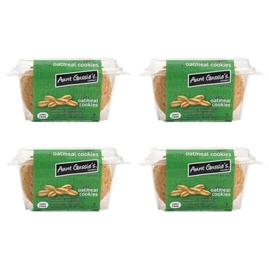 Aunt Gussie's - Spelt Sugar Free Oatmeal Cookies - 4 Pack
