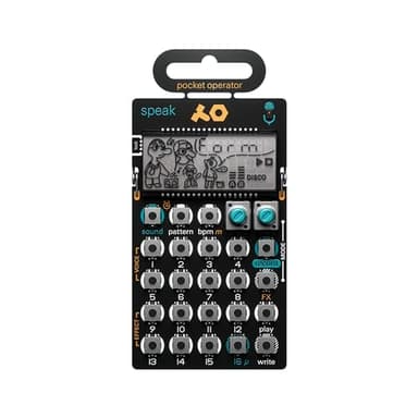 teenage engineering pocket operator PO-35 speak, vocal synthesizer, sampler and sequencer with built-in microphone for 8 different voice characters