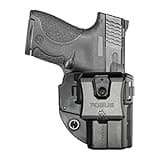 Fobus APN Series Concealed Carry Holster for Smith & Wesson M&P Shield Plus and M2.0, 9mm & .40, Appendix, IWB Belt Clip, OWB Paddle, Ambidextrous