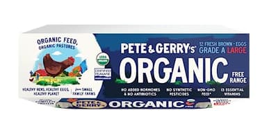 Pete & Gerry's Organic Free Range Grade A Large Eggs, 12 ct