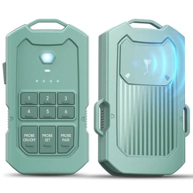 LETWESAF Portable Radar Perimeter Security Alarm for Camping, Wireless Perimeter Alarm,Rechargeable Motion Detector Trip Alarm,1/2 Mile Range,Waterproof System for Outdoor Security&Survival Gear,Green