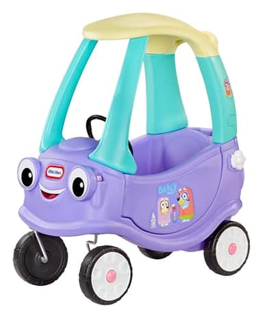 Little Tikes Bluey Grannies Car Coupe with 2 Accessories, Bluey Foot-to-Floor Ride-On, for Boys and Girls Ages 1.5-5 Years
