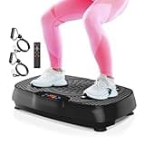 Vibration Plate Exercise Machine: TISSCARE Weight Loss and Lymphatic Drainage Vibrating Plates, Whole Body Workout Sculpting Platform for Home Fitness Fat Burner for Women Men