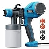 Tilswall Alien 500 Paint Sprayer HVLP Electric Spray Paint Gun Lightweight with 4 Nozzles & 3 Spray Patterns, Ideal Spray Gun Paint Sprayer for House Painting, Furniture, Cabinets, Fence, Walls, DIY