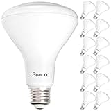 Sunco 12 Pack BR30 Light Bulbs LED, Recessed Can Light Bulbs, Indoor Flood Bulb, 850 LM, 11W (65W Equivalent), 2700K Soft White, Dimmable, E26 Base, for Home, Kitchen, Bedroom UL.
