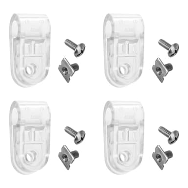 ArrogantF Football Helmet Clips Screws Nuts Compatible with Schutt F7 & Riddell Multiple Sports Helmet,Use for Repairing Baseball, Softball Soccer and More Youth Football Helmet Facemask Hardware Kit