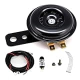 DIYOLFALL 12V Golf Cart Horn Kit Fit EZGO,Yamaha, Club Car, UTV, Boat,Floor Mount Button,Volume Up to 118dB