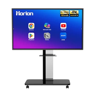 Smart Board, Interactive Whiteboard, 4K UHD Touch Screen Digital Board, Digital Electronic Smartboard for Classroom,Office & Conference Rooms,Open App Ecosystem(Board & Wall Mount Only) (55 Inch)
