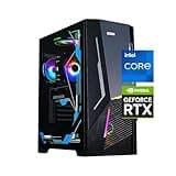 IPASON Gaming PC Desktop – Intel Core i5 12400F 2.5 GHz, NVIDIA RTX 4060 8G, 1TB NVME SSD, 16GB DDR4 RAM 3200, 650W PSU, Windows 11 Home 64-bit