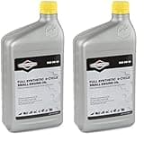 Briggs & Stratton SAE 5W-30 Synthetic Small Engine Motor Oil - 32 Oz. 100074 (Pack of 2)