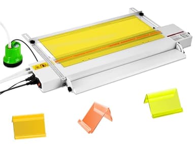 24inch Acrylic PVC Plastic Bender Acrylic Bending Machine with Adjustable Length&Angle, 24" Plastic Sheet Bender 60cm Acrylic Strip Bender Heater 0-85℃ 110V