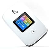 High Eagle 4G Mobile WiFi Router, WiFi Mobile Hotspot Unlocked Wireless Internet Router with SIM Card Slot for Outdoor Travel Support B2/B4/B5/B12/B17 Network Band