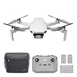 DJI Mini 2 Fly More Combo – Ultralight Foldable Drone, 3-Axis Gimbal with 4K Camera, 12MP Photos, 31 Mins Flight Time, OcuSync 2.0 10km HD Video Transmission, QuickShots, Gray (CP.MA.00000306.01)
