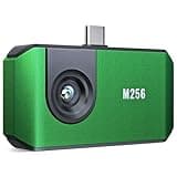 M256 Thermal Imager, 512x384 TISR Resolution, 256x192 IR Resolution Thermal Imaging Camera with 3D Analysis, 25Hz Refresh Rate, -4°F~842°F Temp Range, Works for Android Smartphones and Tablets & PC