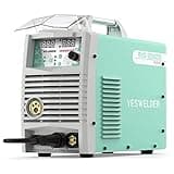 YESWELDER 200A MIG Welder, 110/220V Dual Voltage, Gas/Gasless MIG/Lift TIG/ARC 4 in 1 MIG Welding Machine MIG-205DS Green Ver.