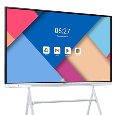 NEWORK 75 Inch 4K Smart Board - Google EDLA-Certified Interactive Whiteboard, Android 14, 50-Point Touch, Wireless Casting - Digital Whiteboard for Classrooms & Hybrid Offices (Board Only)