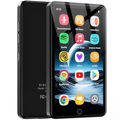 AHENOD 160GB Android 13 MP3 Player with Bluetooth and WiFi, 4.02" IPS HD Touch Screen MP4 Player with Speakers, Music Player for Kids, Android MP3 Player with Spotify, YouTube and Play Store