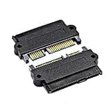 Wixine 2Pcs Main Board Small Port SAS Hard Disk Adapter SFF-8482 to SATA 22 Pin Adapter Card
