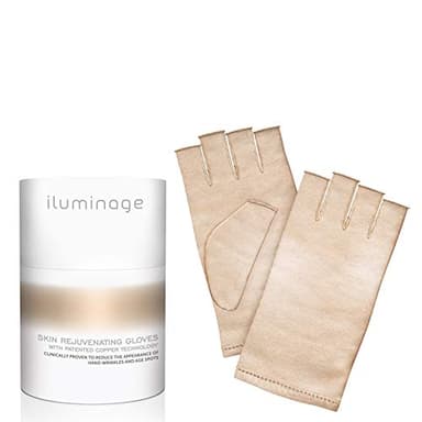 Skin Rejuvenating Gloves For Hand Wrinkle & Age Spots Reduction w/Copper Technology - (X-Small/Small)