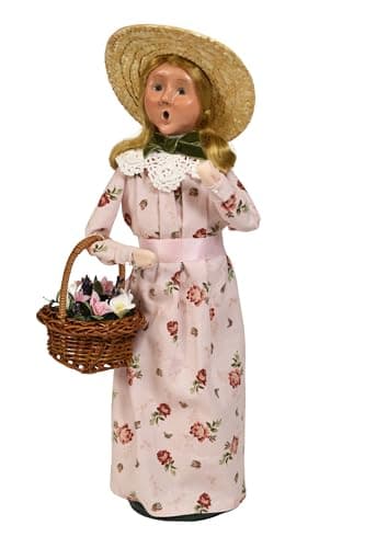 Byers' Choice Woman w/Flowers from The Spring Collection (New 2026)